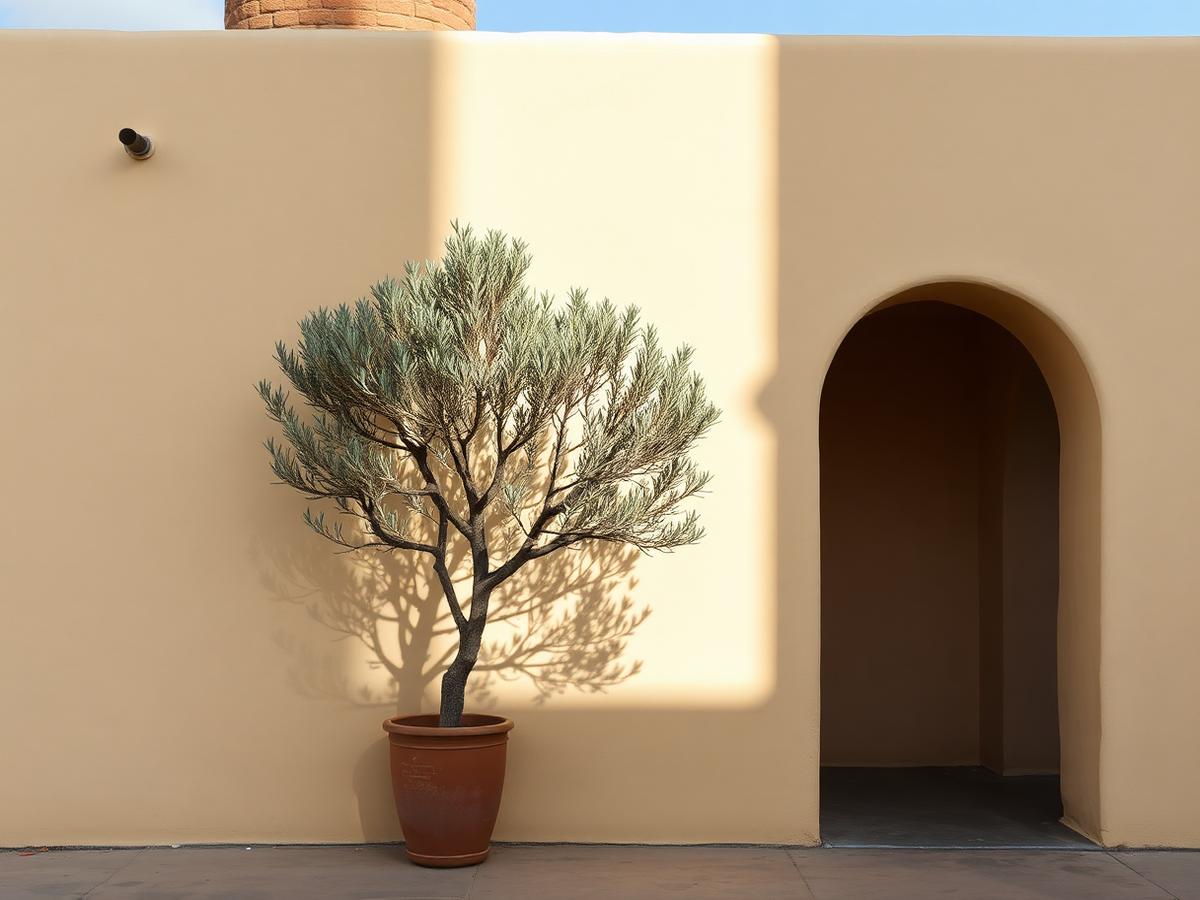Detalle de arquitectura contemporánea mexicana